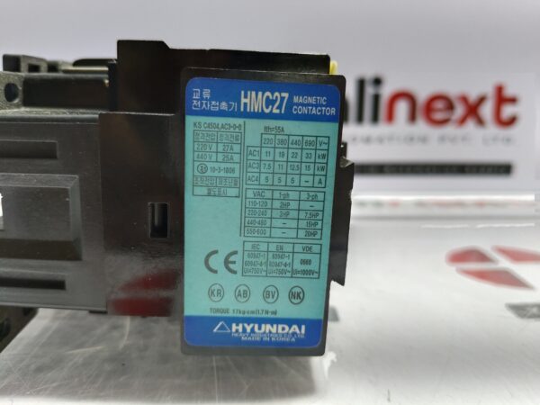 Hyundai HMC 27 W11 magnetic contactor
