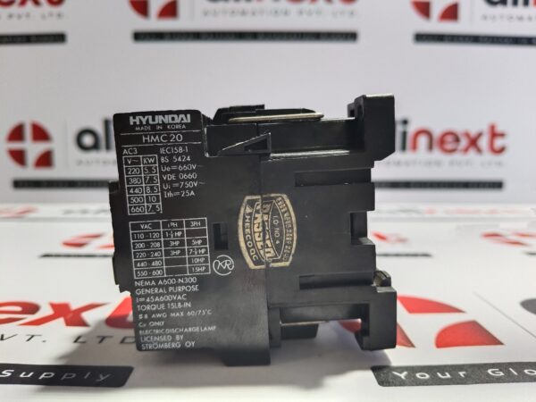 Hyundai HMC20 W10 magnetic contactor USED | Tested | Working