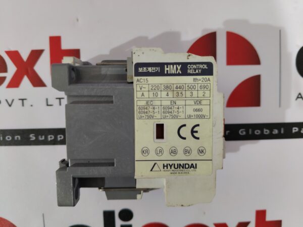 Hyundai HMX40 Control Relay 20A Coil 220V USED | Tested | Working