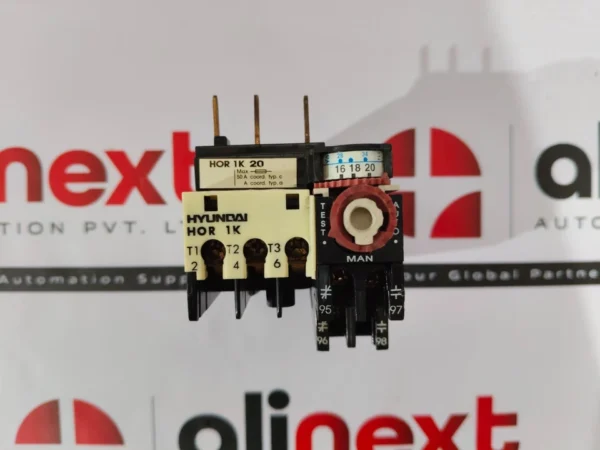 Hyundai HOR 1K 20 Thermal Overload Relay 5A 660V 16-20 Used Tested Working