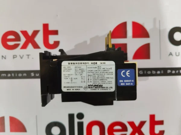 Hyundai HOR 1K 20 Thermal Overload Relay 5A 660V 16-20 Used Tested Working