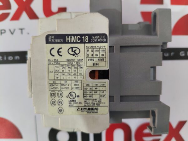 Hyundai HiMC 18 magnetic contactor Brand New | Original | Unused