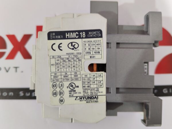 Hyundai HiMC 18 magnetic contactor USED | Tested | Working