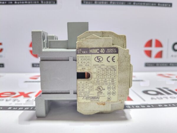 Hyundai HiMC 40 magnetic contactor 50A| 750V~ or 1000V