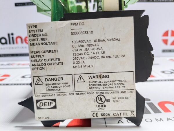 DEIF Molex 85001-0036 PCB Card 1044500140B | 1044500420C | 2044500141 E | 2044500421 C