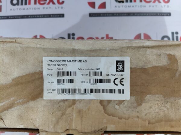 Kongsberg RAO-8 Remote Analog Input Module 8100153 Rev.C6 AUE-854