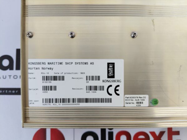 Kongsberg RDo-16 Remote Analogue Input Module Rev. D2