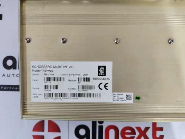 Kongsberg Rai-16xe Remote Analogue Input Module Rev. B7