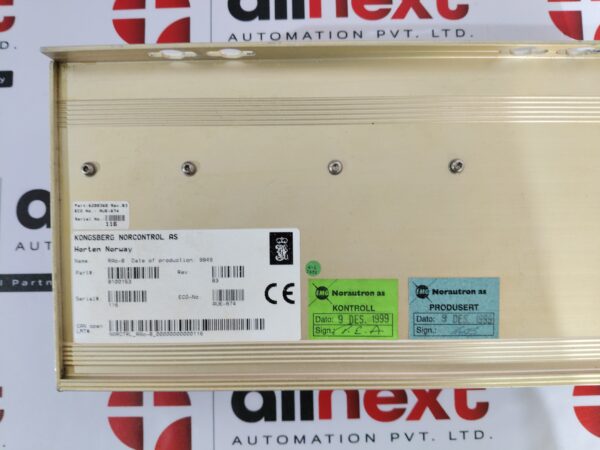 Kongsberg Rao-8 Remote Analogue Input Module Rev. B3