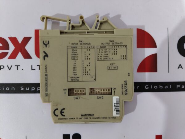 Weidmüller W408-00A3 Signal Converter Interface Module DIN Rail USED | Tested |