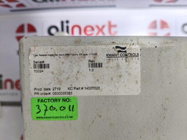 Kwant Controls Receiver Transmitter Set 14001520 with Funke Huster Bell AW2