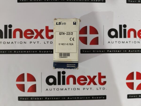 LS GTH-22 thermal overload relay 14(0.1-0.16) A Brand New | Original | Unused