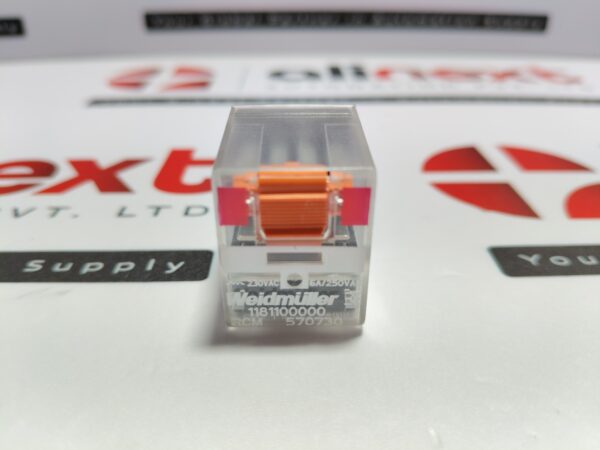 Lot of 10x Weidmüller RCM570730 plug-in industrial relay 250 VAC 6A 144W