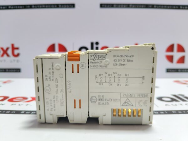 Lot of 2x Wago 750-430 Digital Input Module