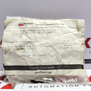 Lot of 6x Framo Bolt Eye B7475 for Flow Control Valve FCV1600