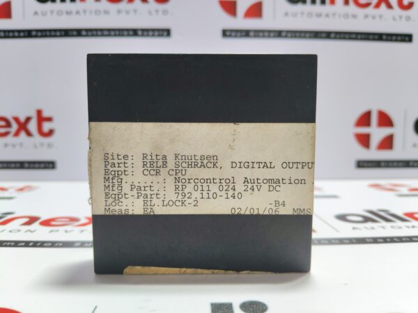 Lot of 6x Schrack RP011024 power relay 24V DC 10A 240VAC