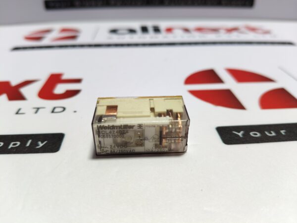 Lot of 6x Weidmüller RCL424024 plug-in power relay 24 V DC 8A