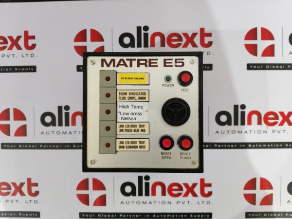 Matre E5 industrial safety or alarm control panel