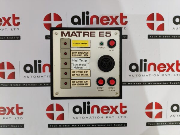 Matre E5 industrial safety or alarm control panel