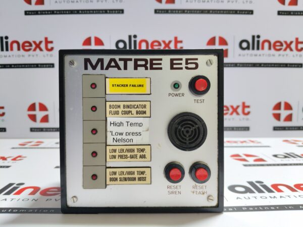 Matre E5 industrial safety or alarm control panel
