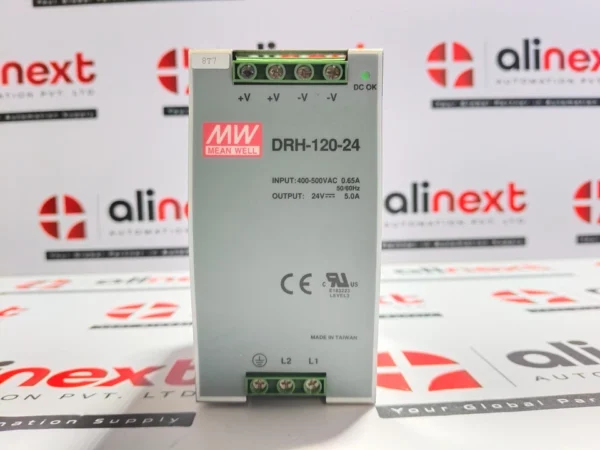 Mean Well DRH-120-24 DIN rail power supply unit 400-500V AC 0.65A 50/60Hz