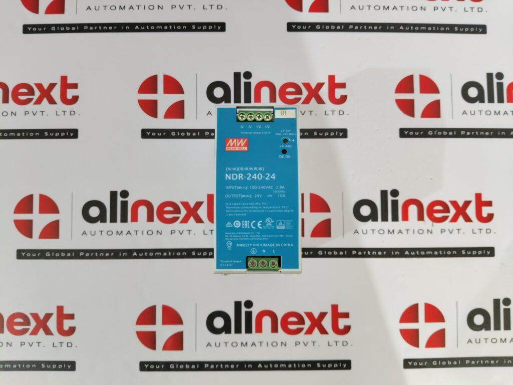 Mean Well NDR-240-24 AC-DC DIN Rail power supply