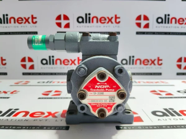 NOP Nippon Oil Pump TOP-203HBE Trochoid Pump with 2VB 4L TOP-203HB