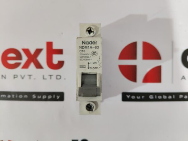 Nader NDM1A-63 C16 miniature circuit breaker USED | Tested | Working