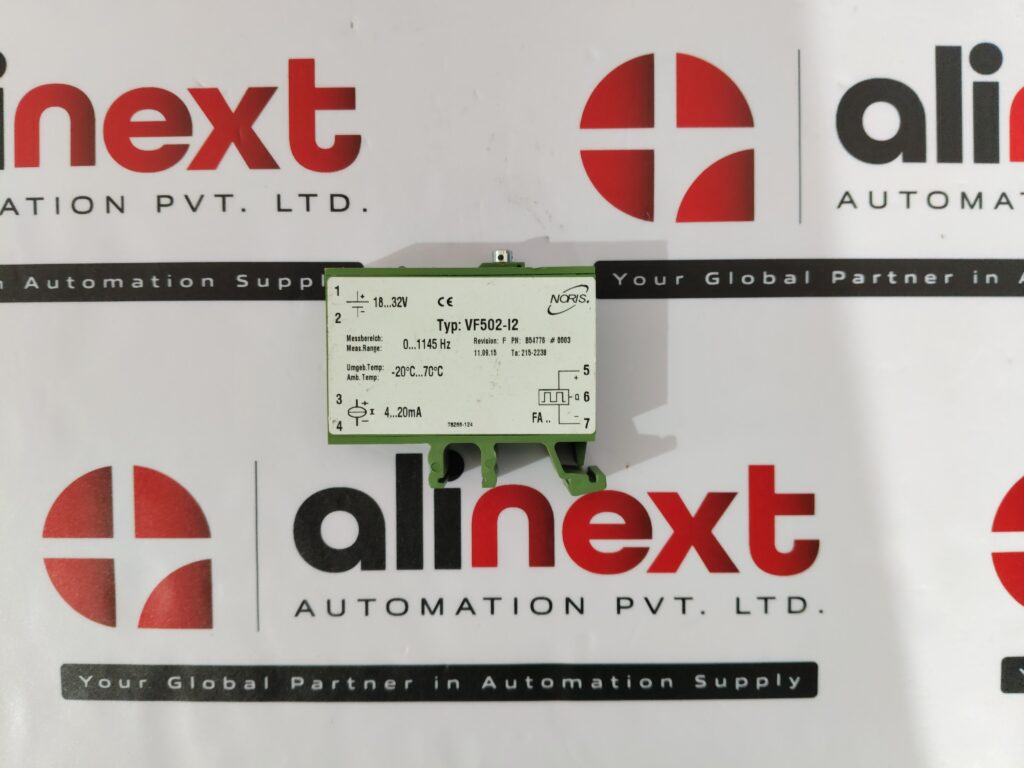 Noris VF502-I2 frequency measuring transducer USED | Tested | Working