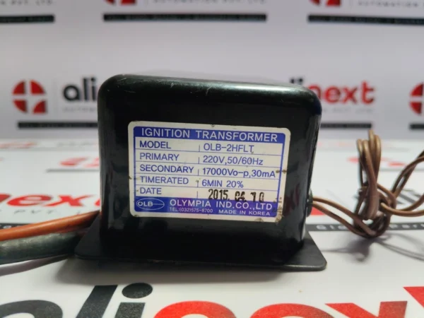 Olympia OLB-2HFLT Ignition Transformer 220V,50/60HZ