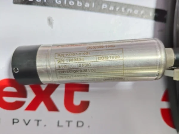 Omega PX437-010G1 Pressure Transducer PX437-010GI Range 0-10PSIG 9-28VDC 4-20mA