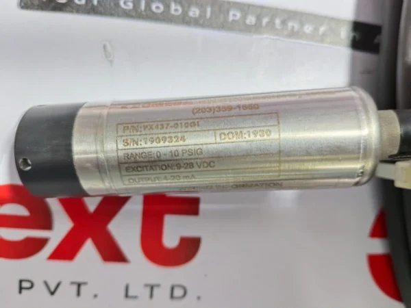 Omega PX437-010G1 Pressure Transducer PX437-010GI Range 0-10PSIG 9-28VDC 4-20mA