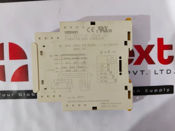 Omron 61F-D21T-V1 Conductive Level Controller 24VAC/DC