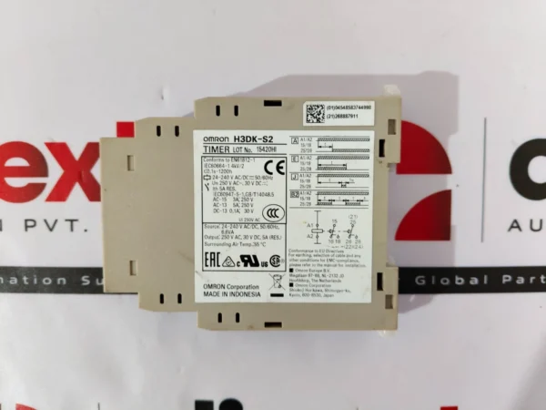 Omron H3DK-S2 Timer Relay H3DK 0.1S-1200H