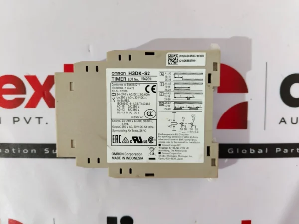 Omron H3DK-S2 Timer Relay H3DK 0.1S-1200H
