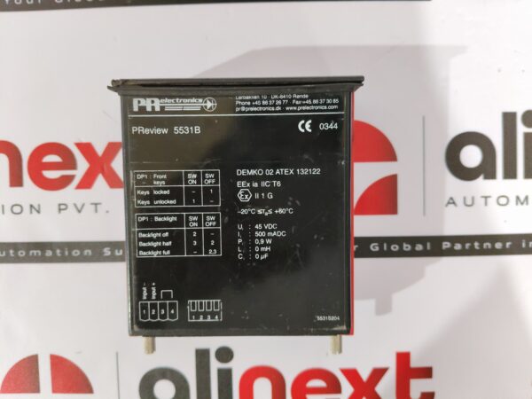 PR Electronics 5531B loop-powered LCD indicator USED | Tested | Working (crack)