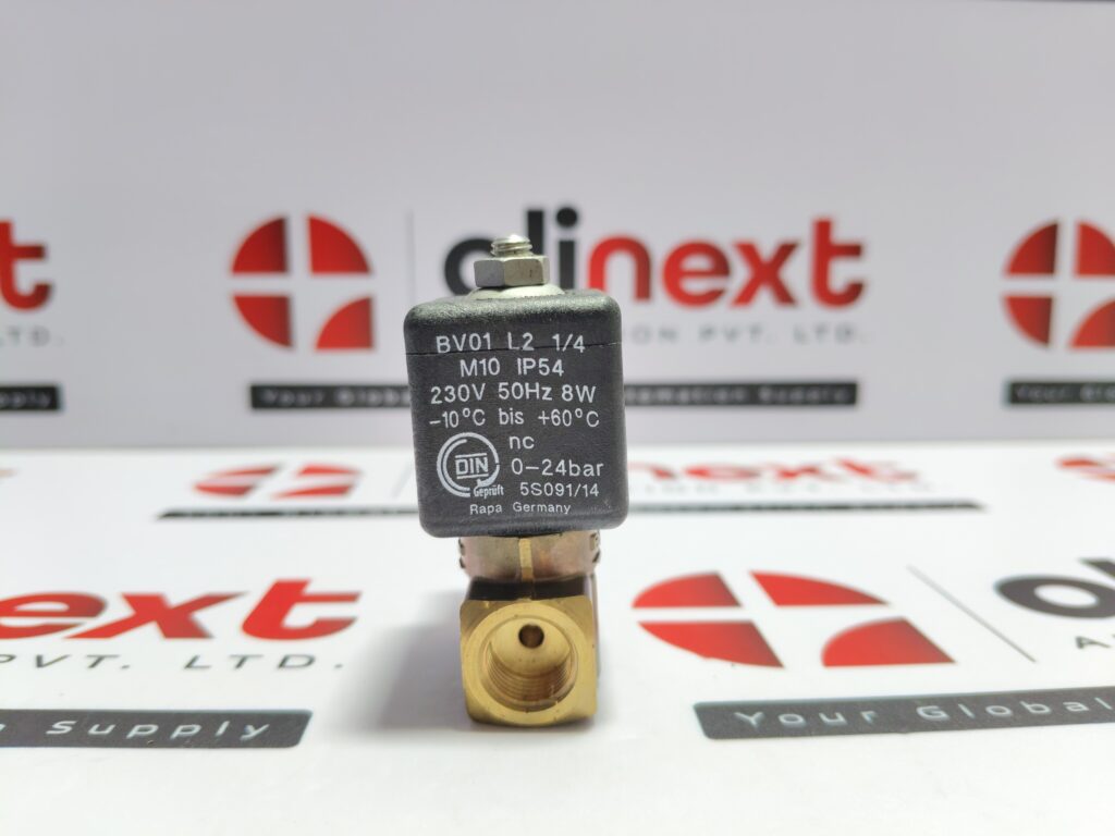 Rapa Bv01 L2 1/4 Solenoid Valve Coil 230V 50Hz 8W 0-24 Bar