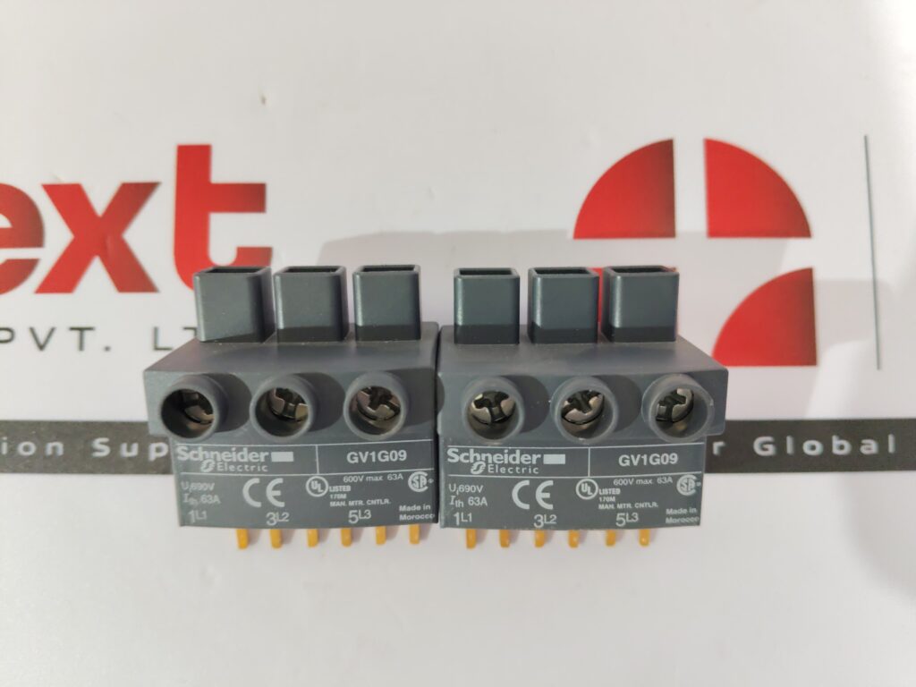 Schneider Electric GV1G09 3-pole terminal block USED | Tested | Working