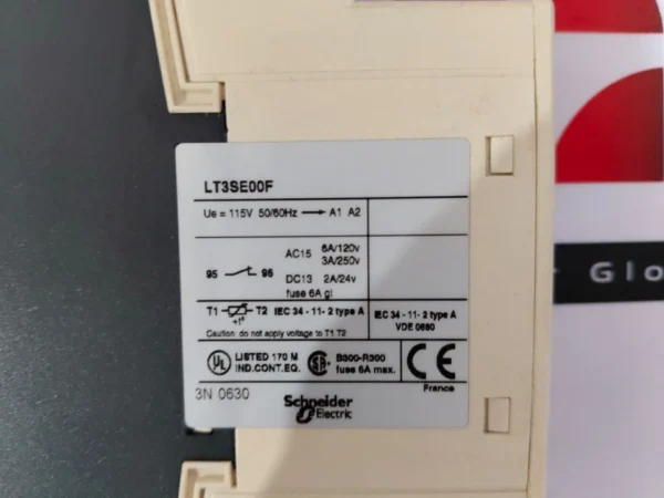 Schneider Electric TeSys LT3SE00F thermistor protection relay 115V 50/60Hz