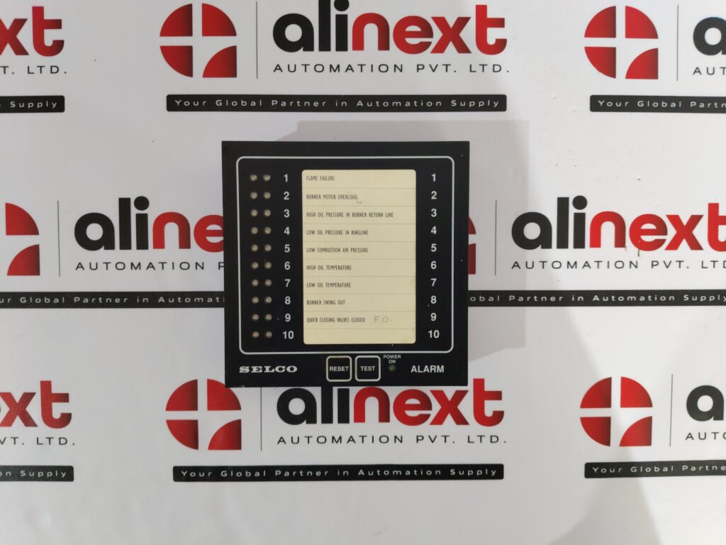 Selco M1000-24-10C alarm annunciator | USED | Tested | Working