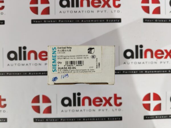 Siemens 3UA50 40-0G thermal overload relay Brand New | Original | Unused