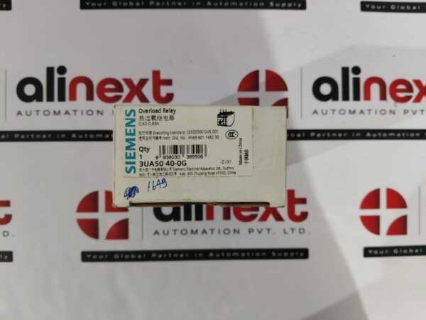 Siemens 3UA50 40-0G thermal overload relay Brand New | Original | Unused