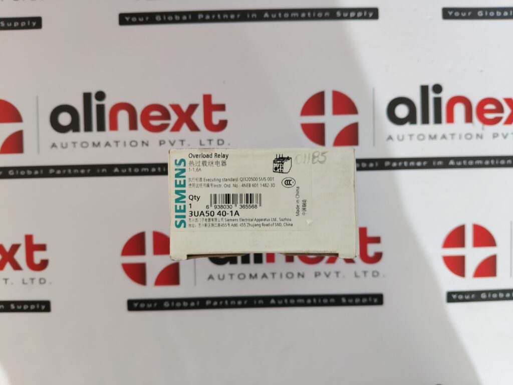 Siemens 3UA50 40-1A thermal overload relay Brand New | Original | Unused