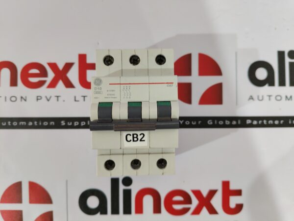 General Electric G63 3-pole miniature circuit breaker USED | Tested | Working