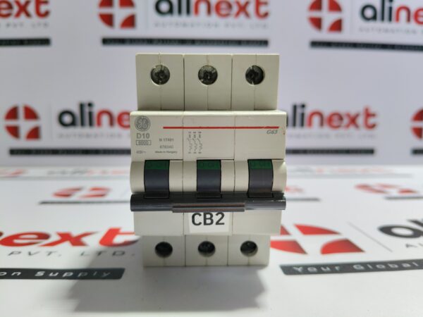 General Electric G63 3-pole miniature circuit breaker USED | Tested | Working