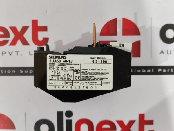 Siemens 3UA50 40-1J thermal overload relay USED | Tested | Working