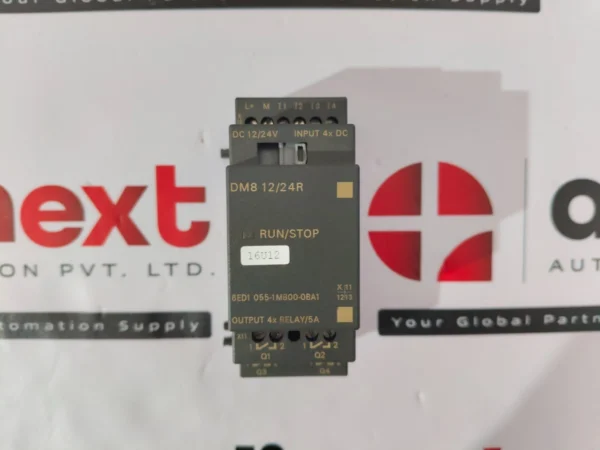 Siemens 6ED1 055-1MB00-0BA1 LOGO! DM8 12/24R expansion module 12/24V DC