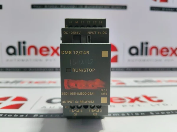 Siemens 6ED1 055-1MB00-0BA1 LOGO! DM8 12/24R expansion module DC 12/24V