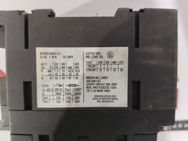 Siemens Sirius 3RT1034-1A..0 power contactor Brand New | Original | Unuse