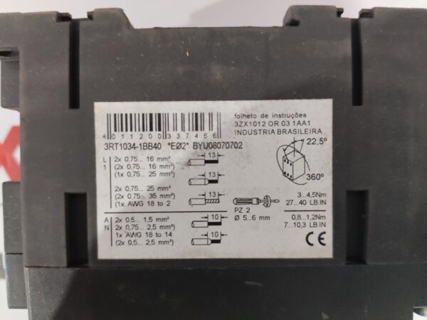 Siemens Sirius 3RT1034-1A..0 power contactor Brand New | Original | Unuse